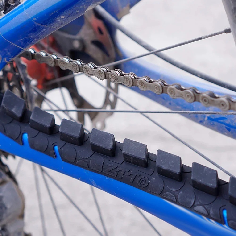 Silicone Bicycle Chainstay Protector Pad Chain Anti-Scratch MTB Road Bike Guard