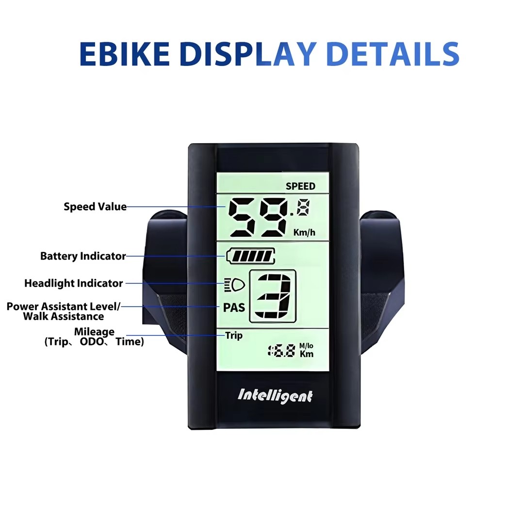 Bafang 800S C965 LCD Display UART for Mid Drive Motor BBS01B BBS02B BBSHD Ebike