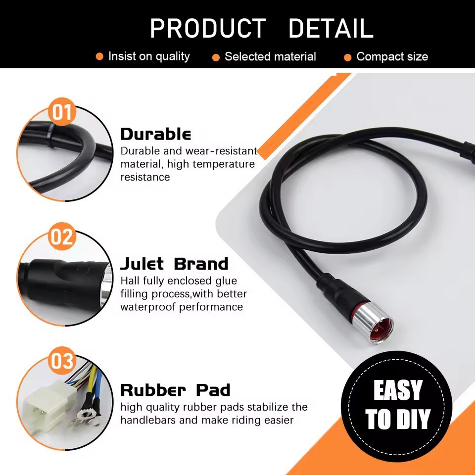 11-Pin Hub Motor Cable for Bafang G060 G062 G090 750W/1000W Julet Compatible AAU