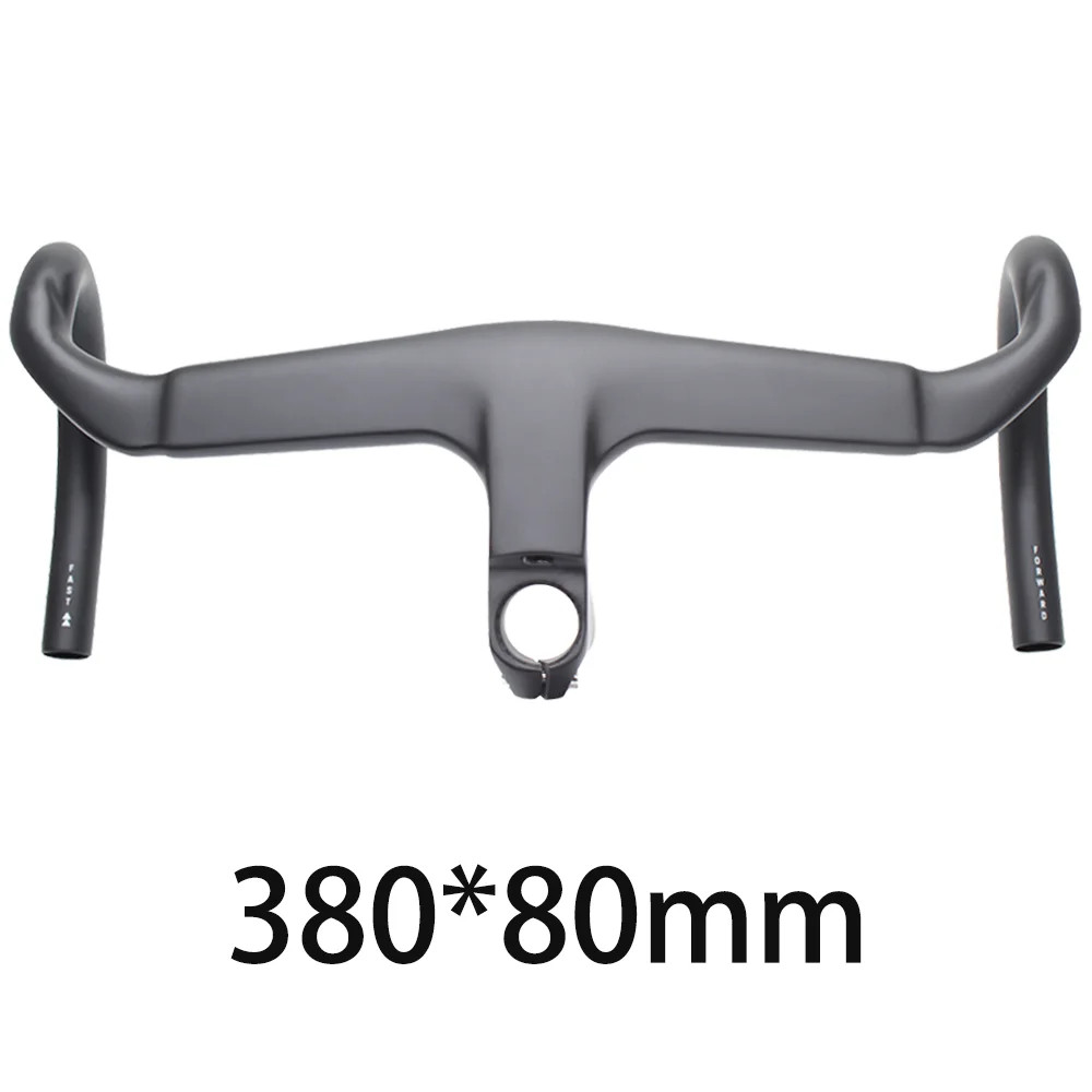 Road Bike Full Carbon Handlebar Internal Cable Routing with Spacers Bent Bar