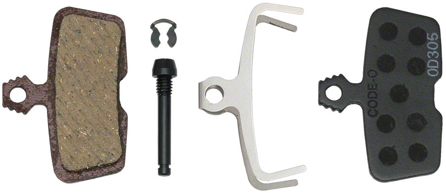 SRAM/Avid Code, Code RSC, Code R Guide RE Organic Disc Brake Pad Steel Back Pair