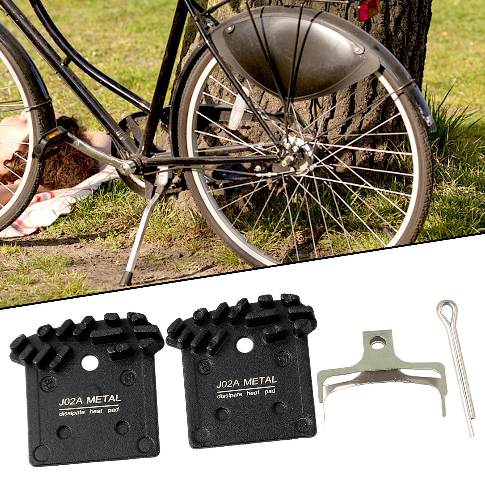 Bicycle Brake Pads Garden Indoor Parts Black About 40g High Proportion