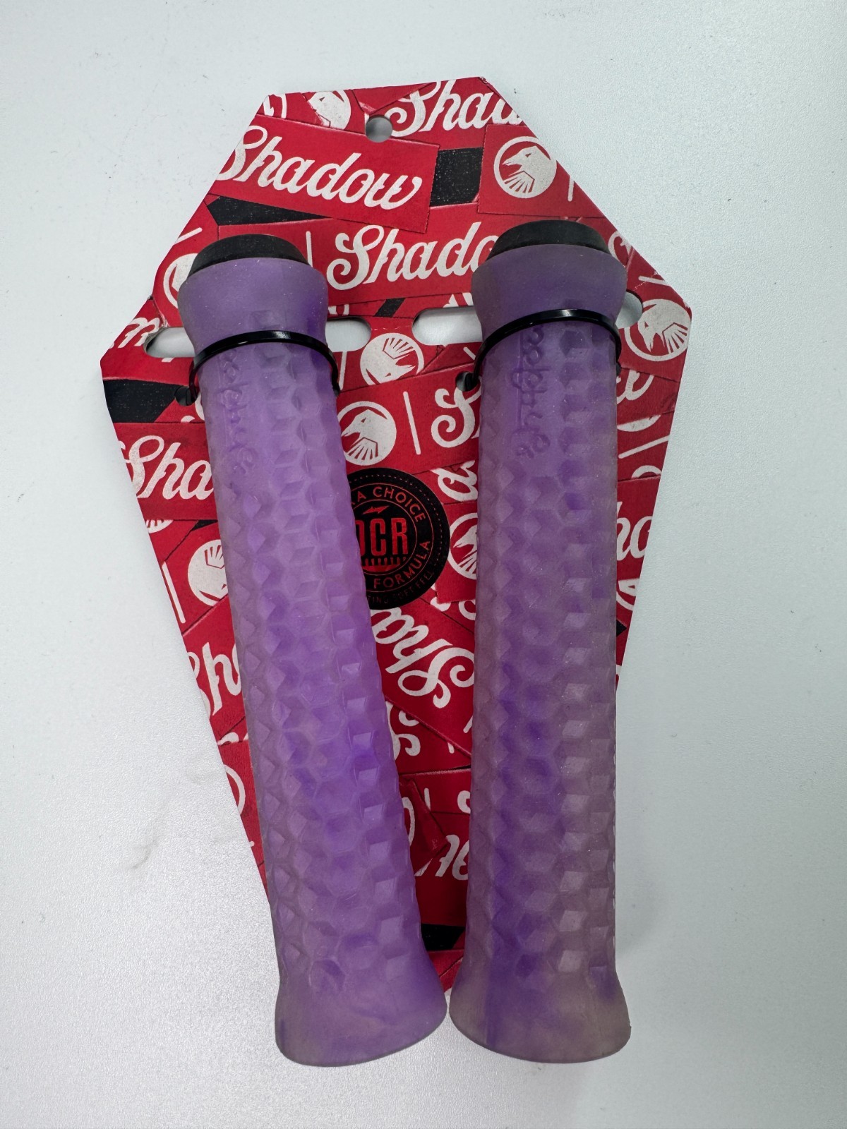 SHADOW CONSPIRACY MAYA BMX BIKE BICYCLE GRIPS + BAR ENDS SUBROSA Purple NEW