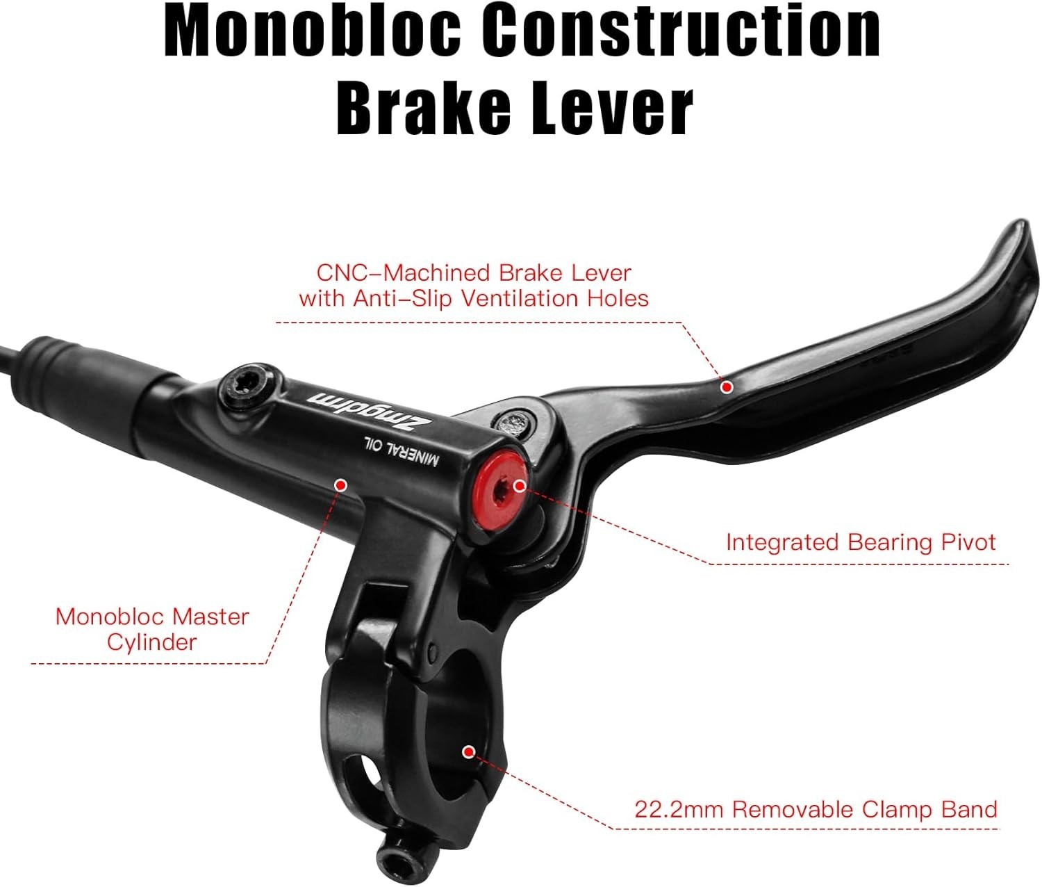 Silent MTB Disc Brake Kit with PM/is Adapter