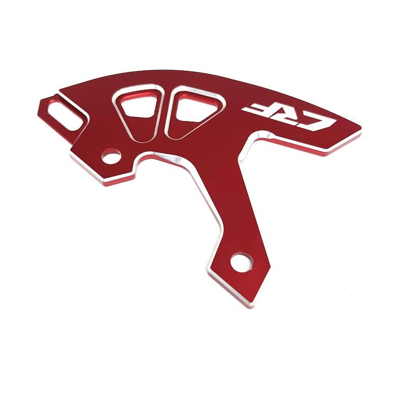 CRF250 Dirt Bike Rear Brake Disc Guard & Dirt Bike Caliper Guard red 1