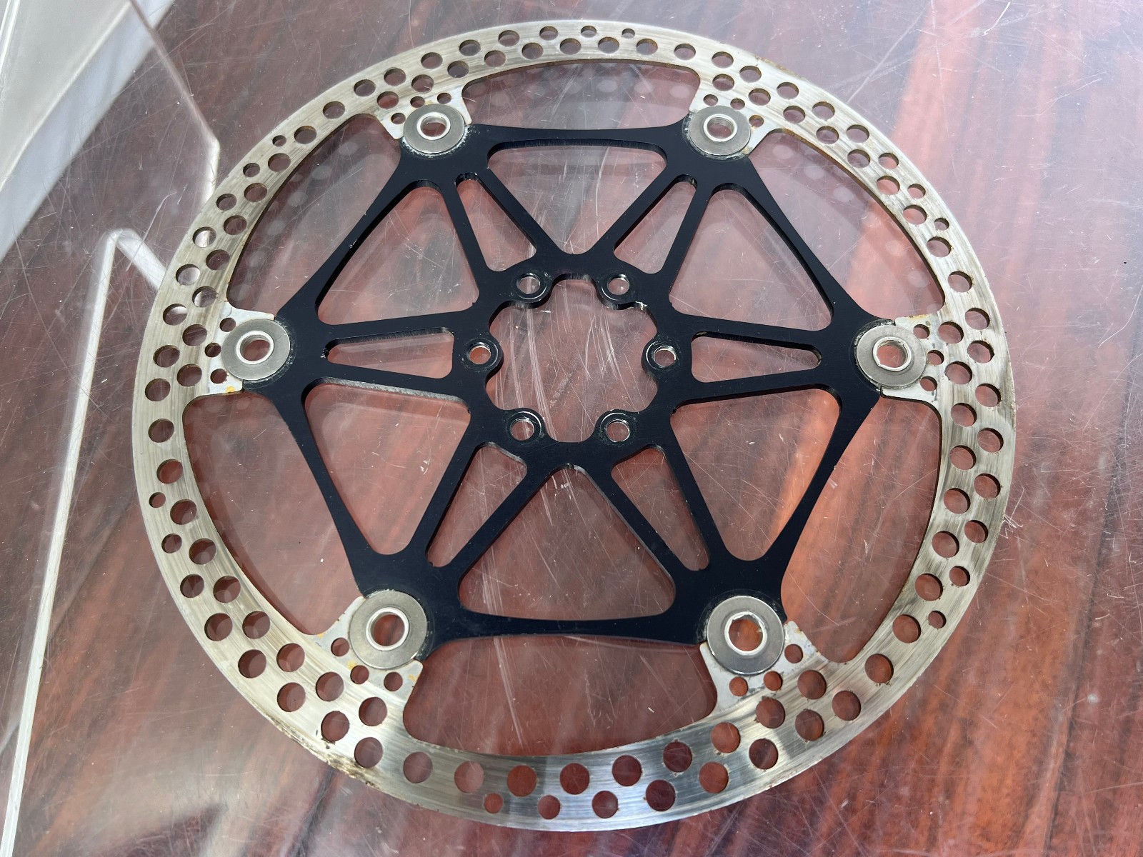Vintage Hope Mono 6 Ti Brake Rotors Rotor Set 205mm Downhill 26″ DH Retro MTB