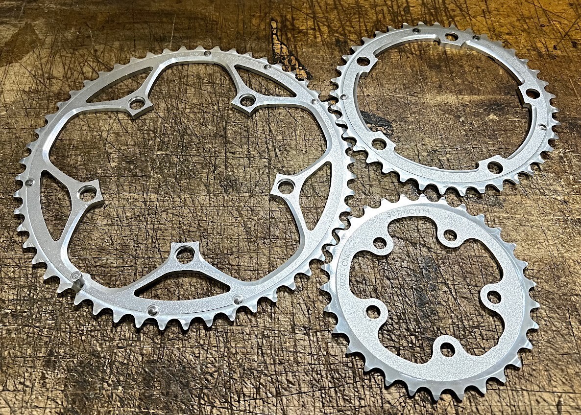 TRIPLE Chainring SET Road Bike Set 53T 39T 30T – 130/74BCD Shimano FSA Sram NEW