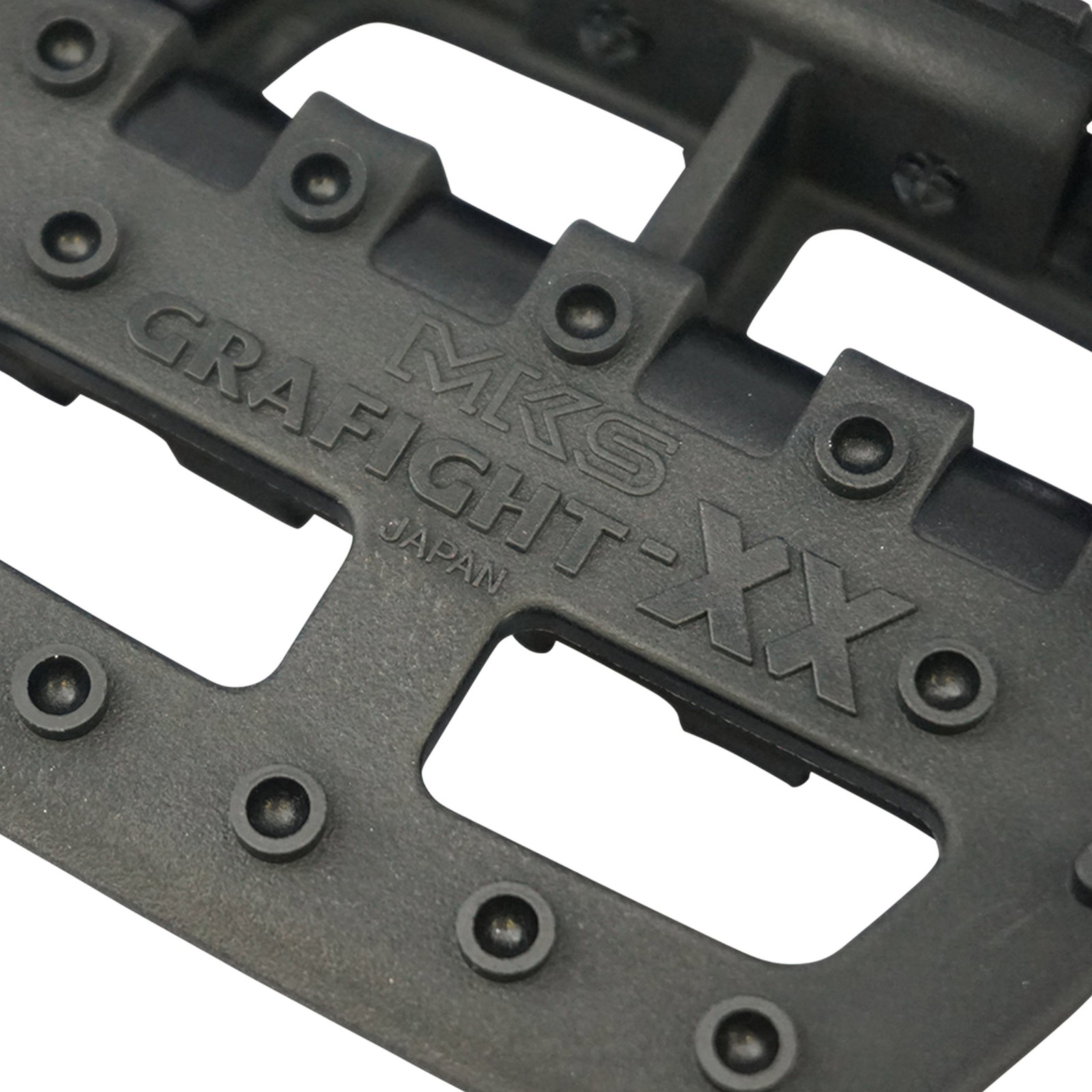 Mikashima (MKS) Bicycle Pedals GRAFIGHT-XX (Graphite-XX) 1/2-inch core, Black