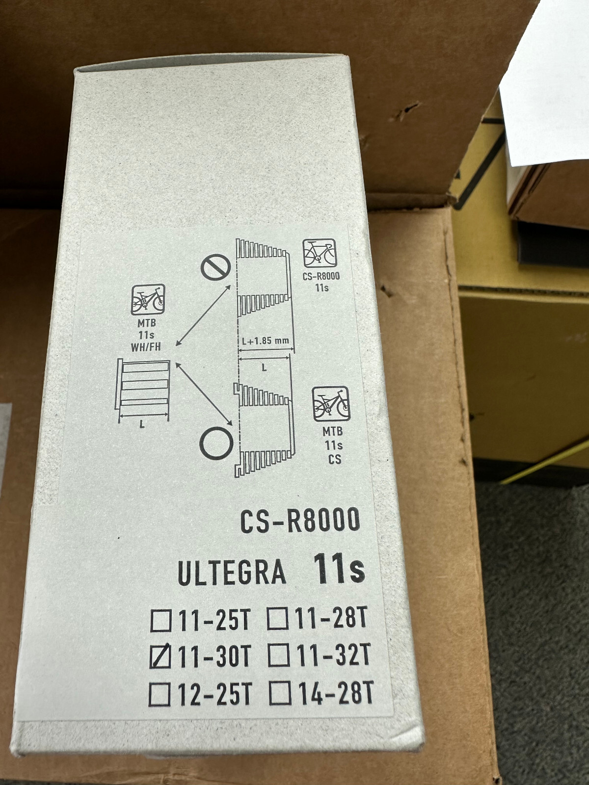 Shimano ULTEGRA R8000 CS-R8000 11-30t 11-Speed HG Cassette BRAND NEW IN BOX