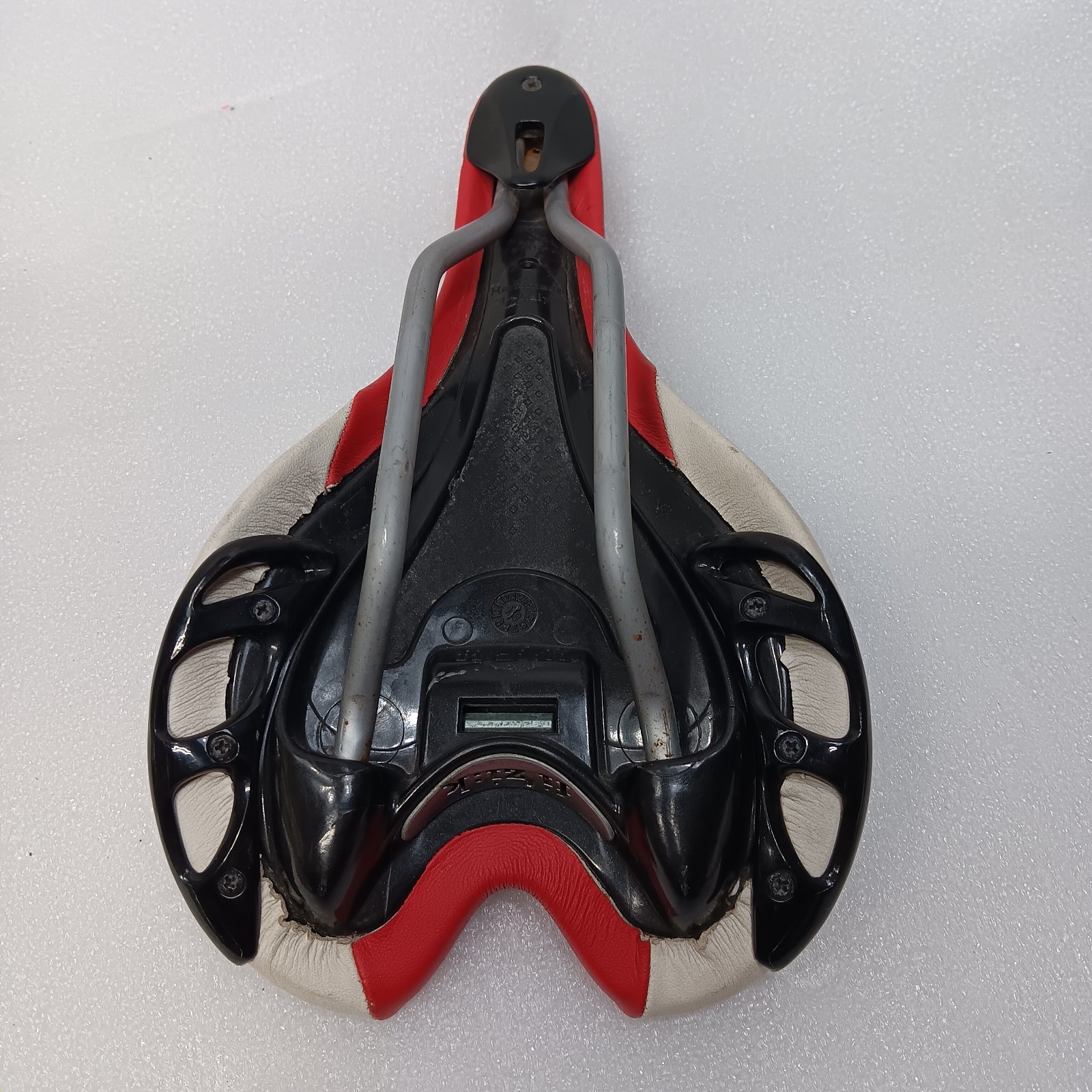 FIZIK ALIANTE TWIN FLEX Saddle Seat White/Red 265 x 140 bike bicycle