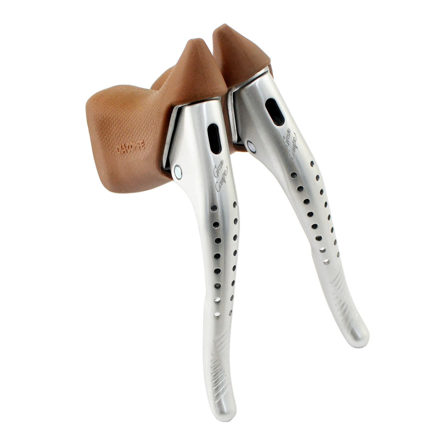 DIA-COMPE GC07H Aero Drilled Road Bike Drop Bar Brake Levers Set , Brown