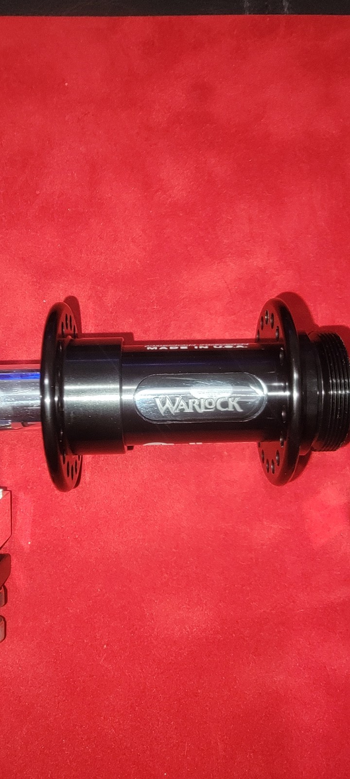 Bullseye Warlock Slotted Hubs & Bullseye Cigar Cutter Chain Tensioners Black!