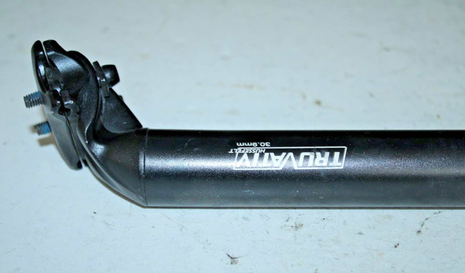 TruVativ Hussefelt Seatpost Seat Tube 350/30.9mm 30mm Offset Black Gravel Road ~
