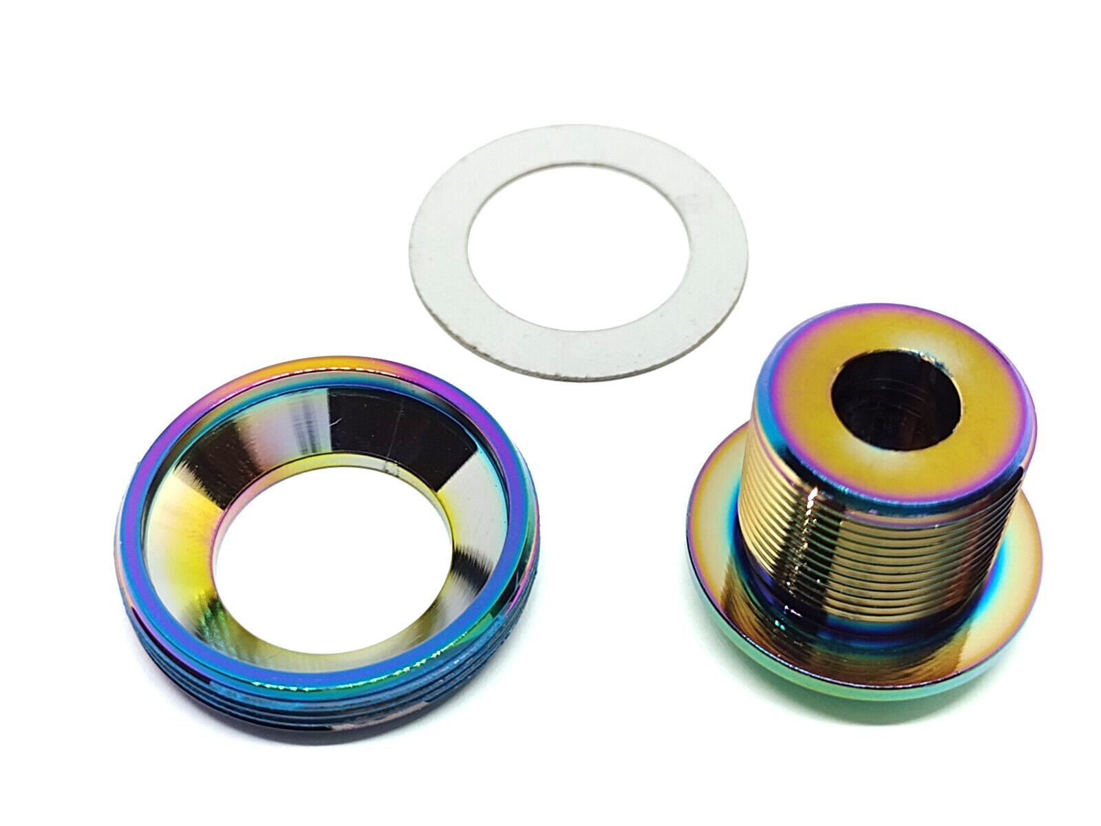 Oil Slick Crank Arm Bolt Kit Self-Extracting Cap For SRAM Truvativ DUB Cranksets