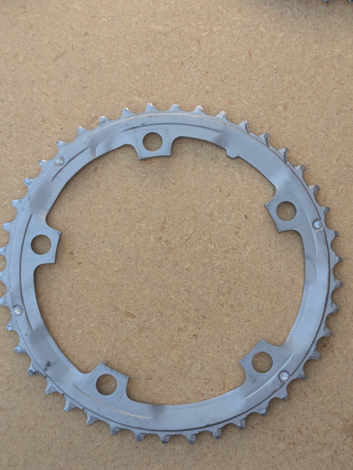 Shimano SG 42 tooth x 130 bcd Road Bike Chainring Used Nice Ramps Pins Bicycle