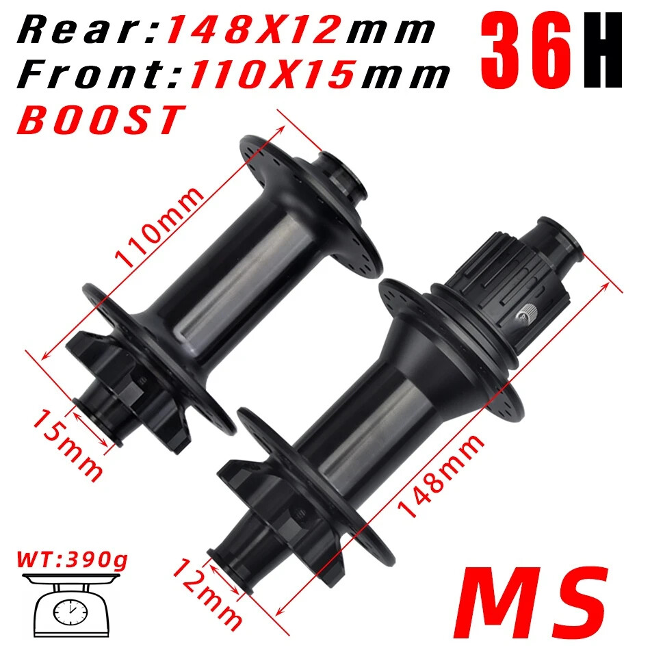 Bicycle Hub 36 Holes HG/XD/MS 141*10mm 148*12mm Structure Mountain Bike Hub