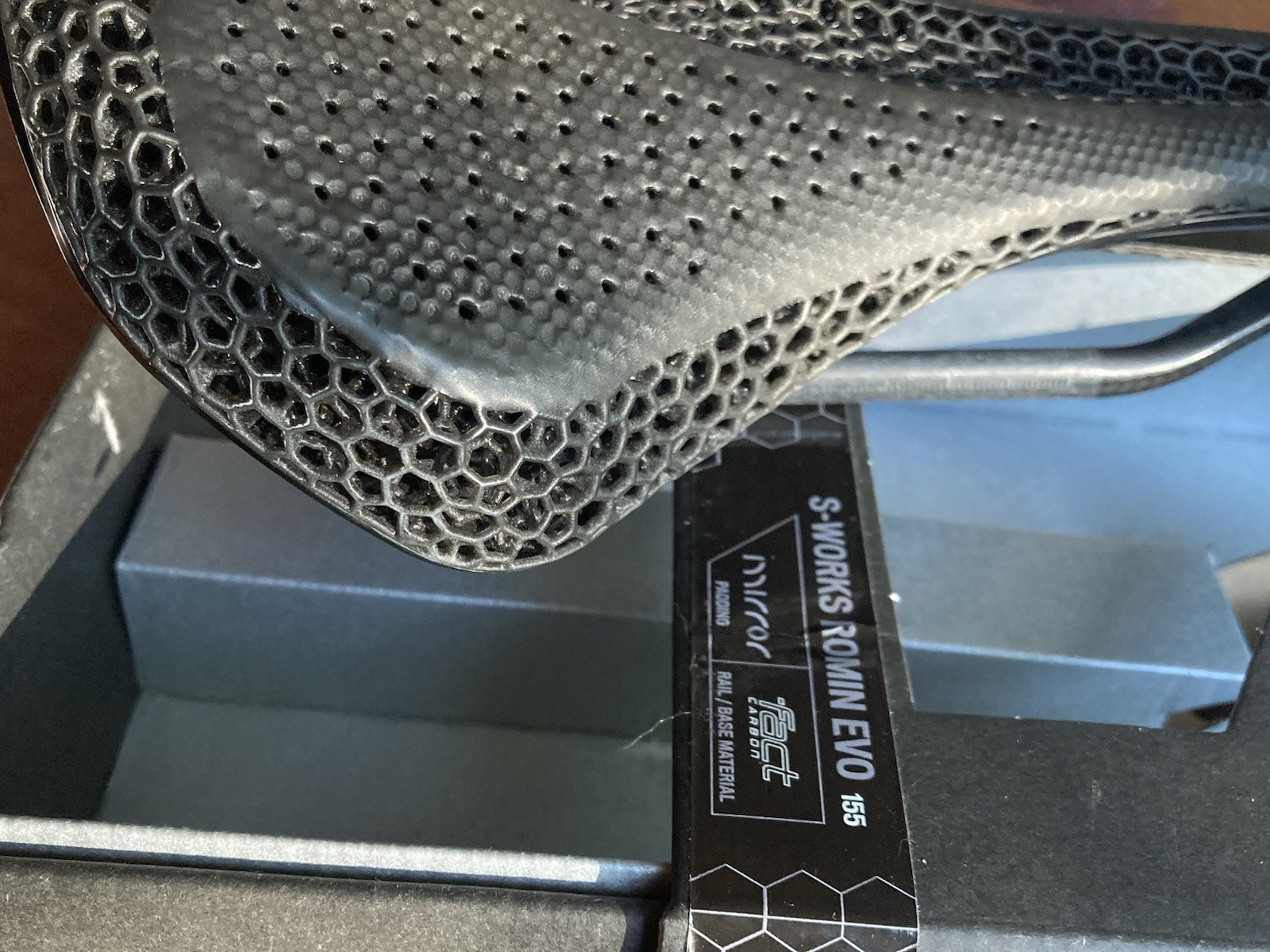 Specialized S-Works Romin EVO MIRROR 7×9 Carbon Rails 3D Saddle 155mm