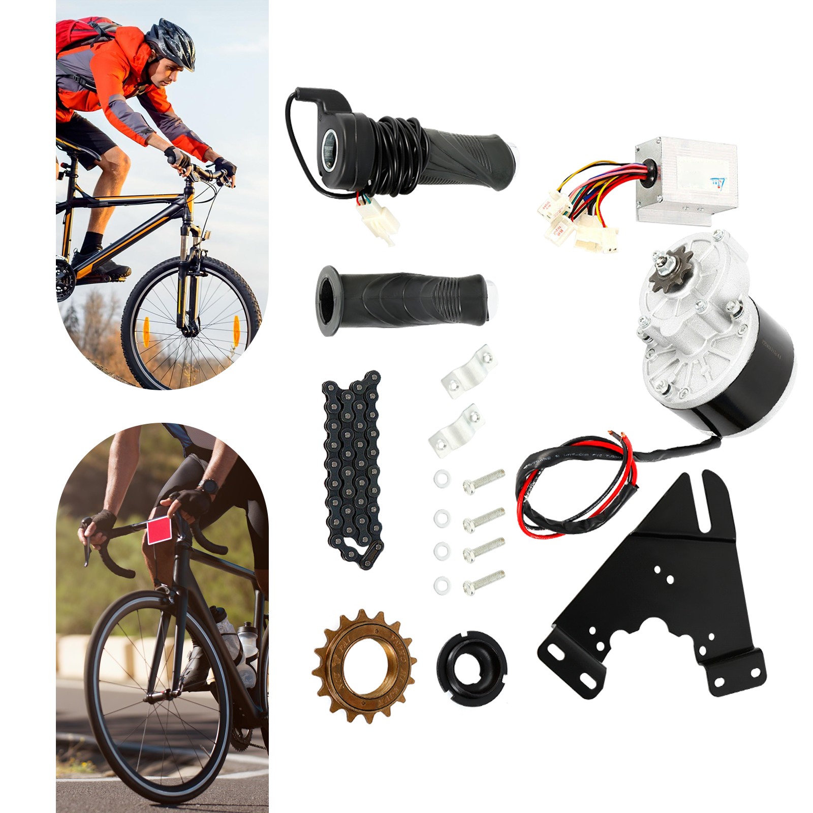 24V 250W E-Bike Conversion Kit Motor Controller Electric Bicycle Motor Kit NEW