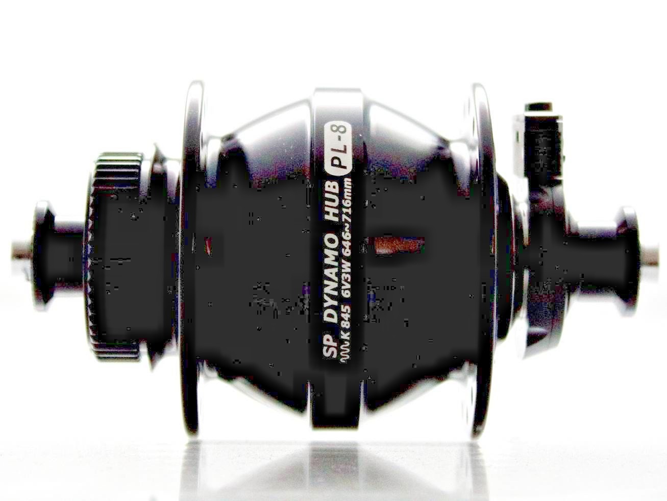 Shutter Precision (SP) hub dynamo (dynohub) PL-8 – For Centerlock disc brakes!
