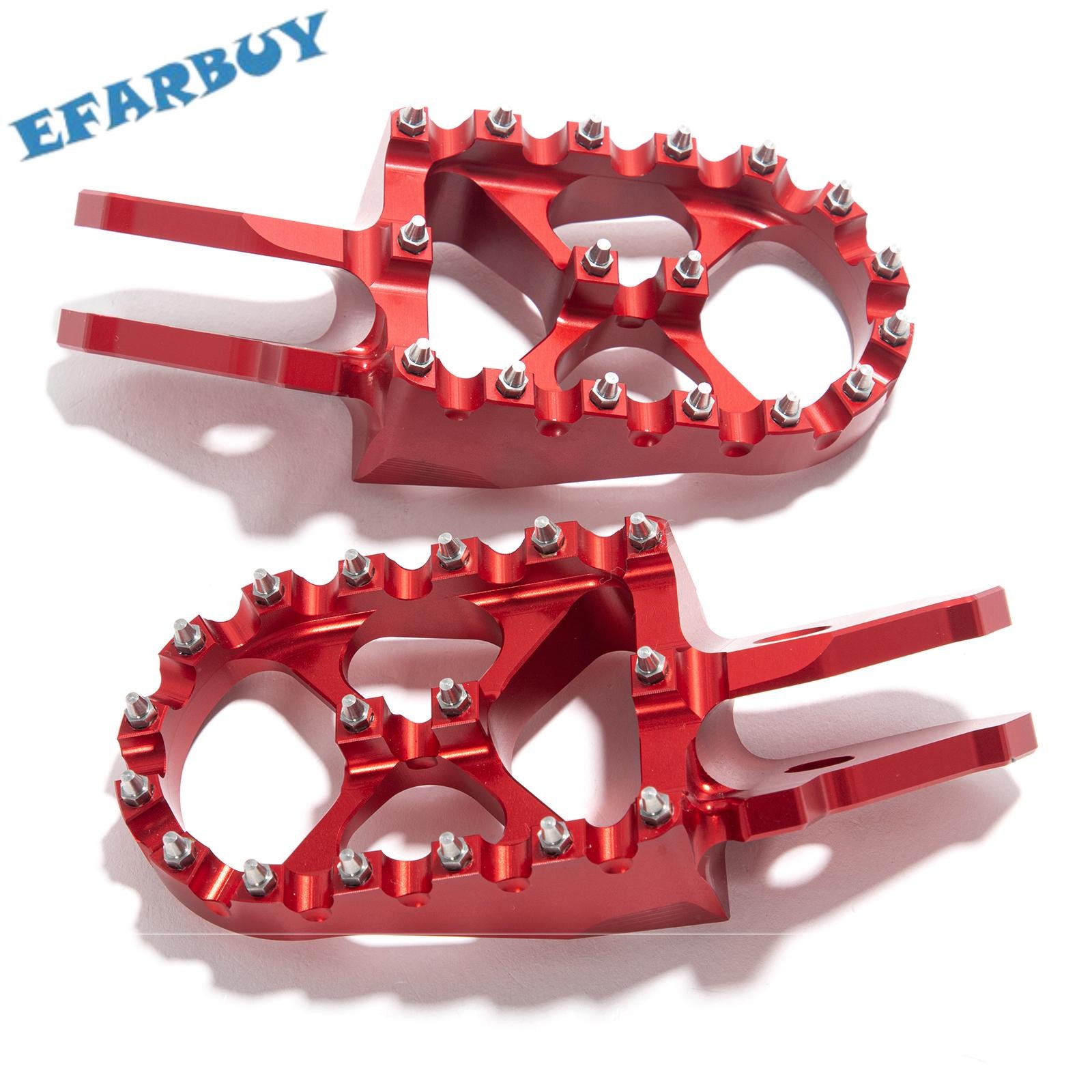 For Sur-Ron Red Billet Foot Pegs Footpegs Footrest Pedal Ultra Bee Dirt E-Bike
