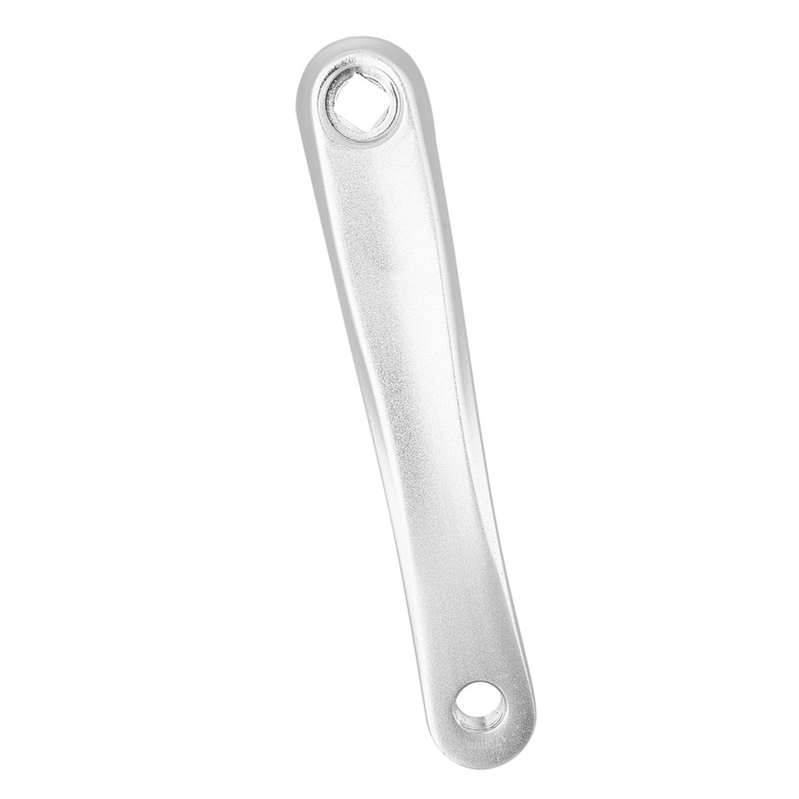 170mm Bike Aluminum Alloy Left Single Chain Crank Arm (Silver Rhombic Hole)