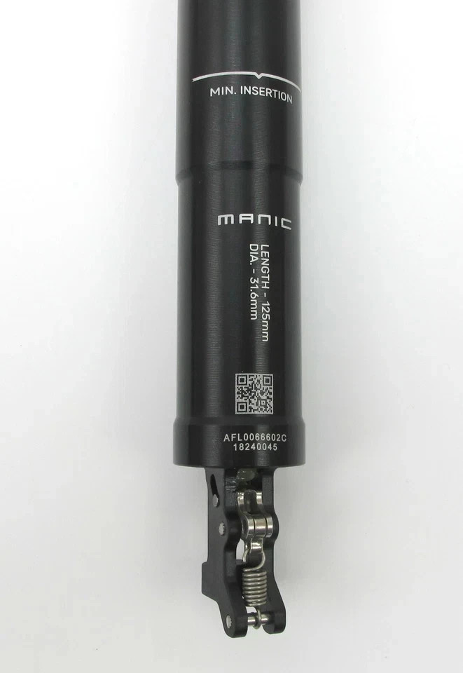 X-Fusion Manic Dropper Seatpost 31.6 125mm w/ Remote Internal – MTB – Post