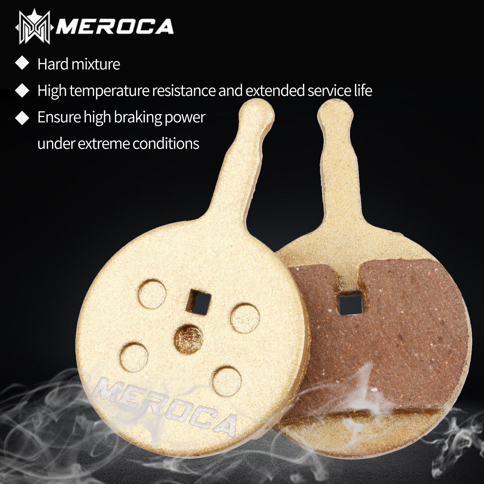 4 Pair Mountain Bike Disc Brake Pads Bicycle Copper Pads For Shimano SRAM Hayes