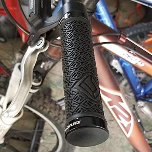 Double Lock Grip Handlebar Covers for Mountain Bikes – 130mm Rubber Comfort
