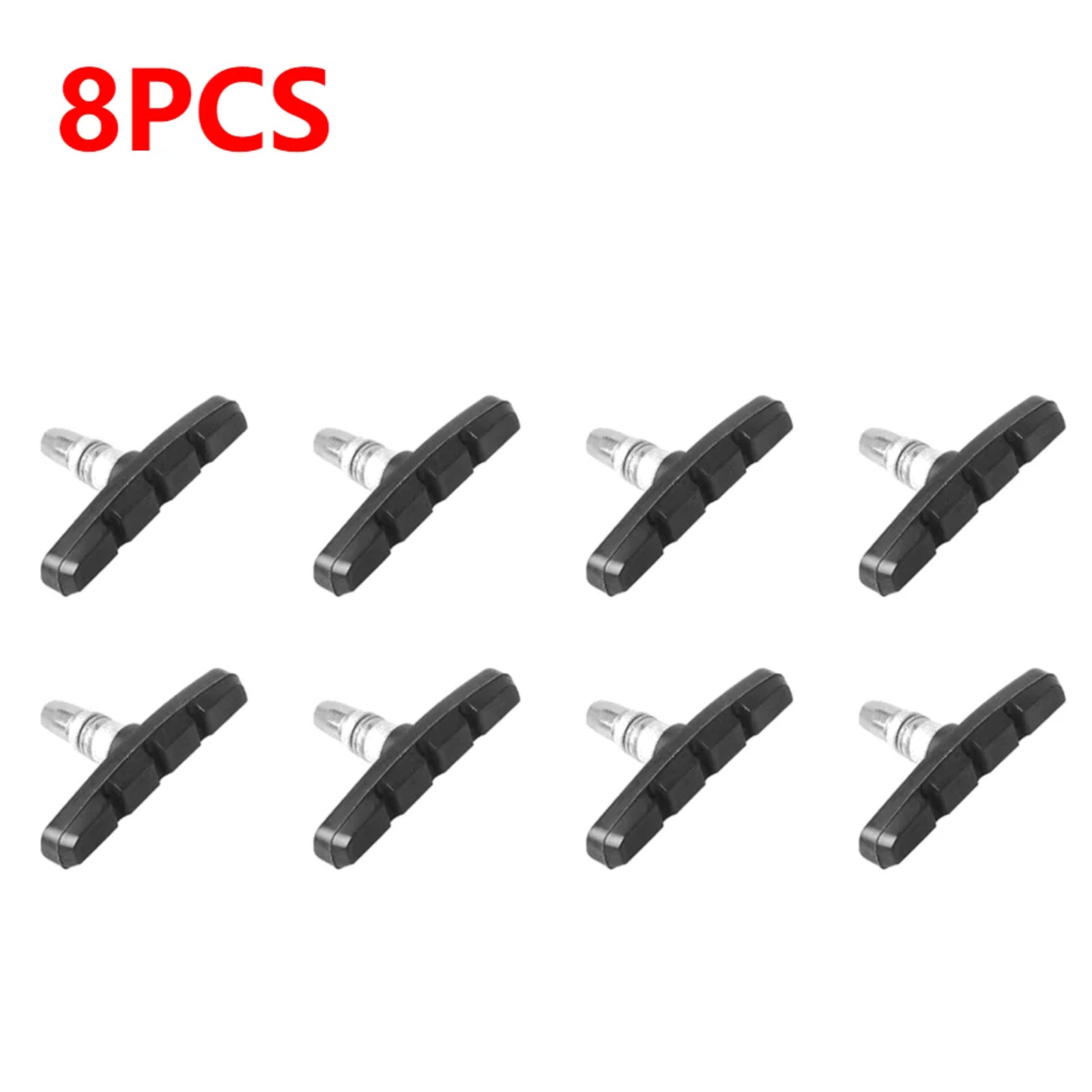 2 Pairs 70mm V Brake Blocks Pads MTB Mountain Bike Bicycle Cycle Shoes Black