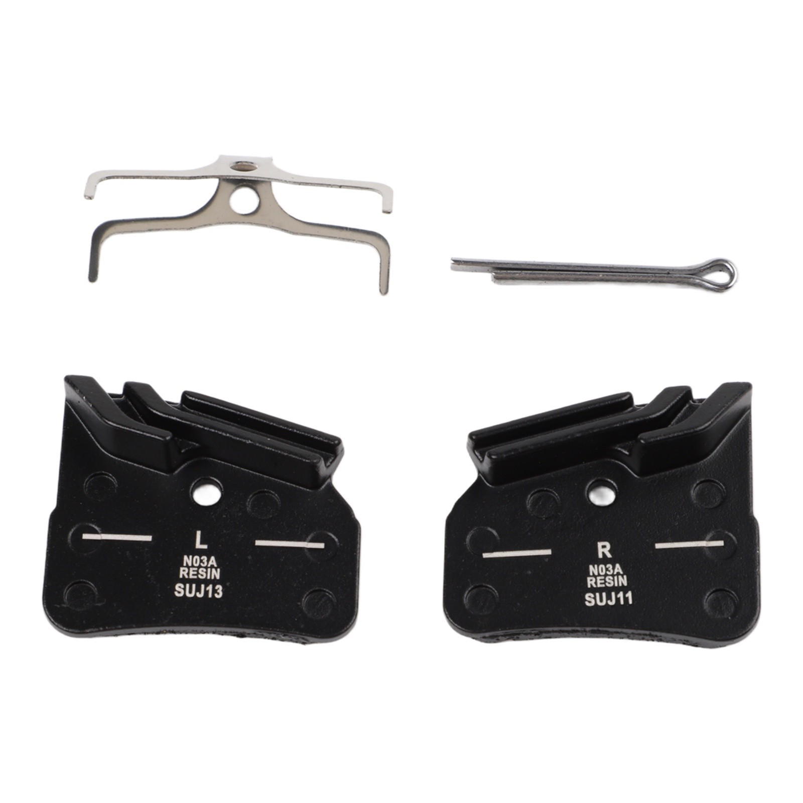 Disc Brake Pad Bike Accessories 1 Pair 4-piston Friction Aluminum Resin Silent