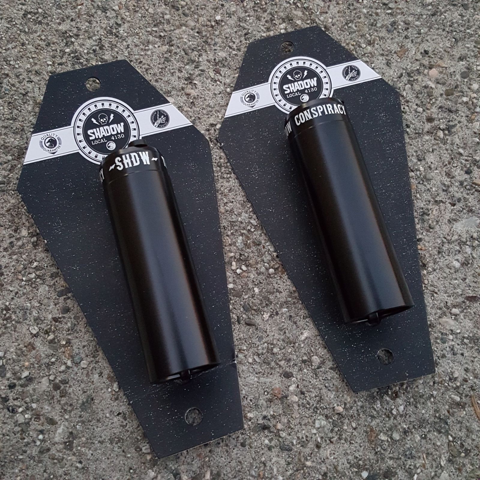 1 PAIR OF SHADOW LITTLE ONES PEGS 4.33″ LONG BLACK BMX BIKE PEG PRIMO CULT FIT