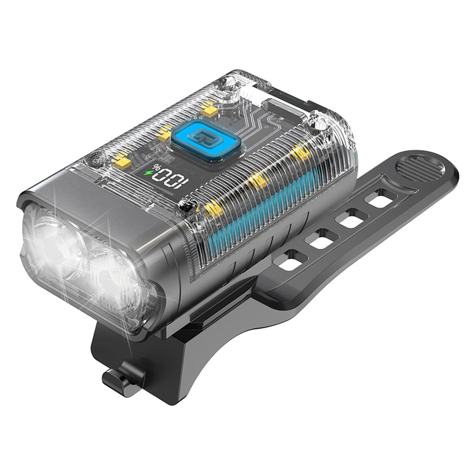 Compact Rechargeable Front Light for Bikes with Easy One Touch Mounting