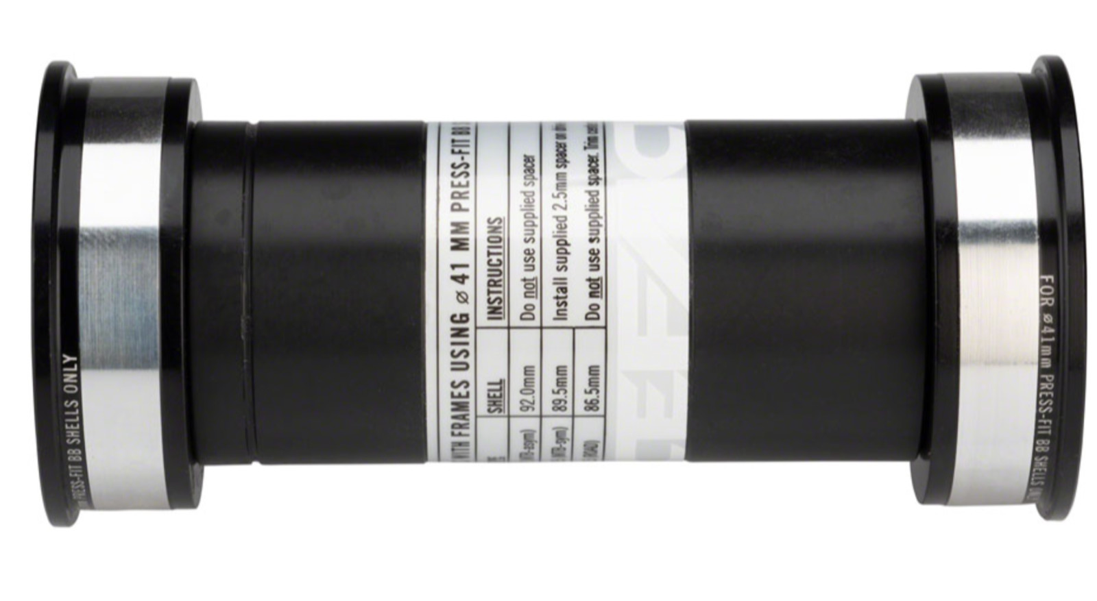 RaceFace EXI BB92 Bottom Bracket: 41mm ID x 92mm Shell x 24mm Spindle