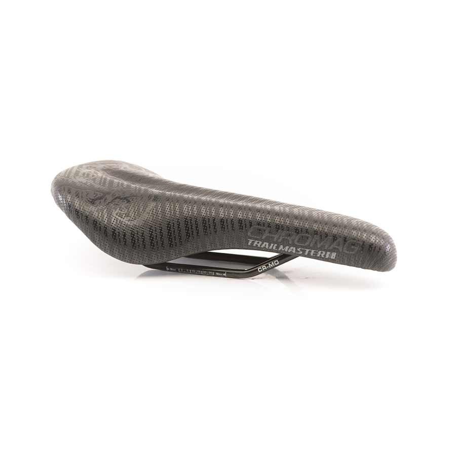 Chromag Trailmaster Saddle – Leather, Medium-Firm Foam, Chromoly Rails,
