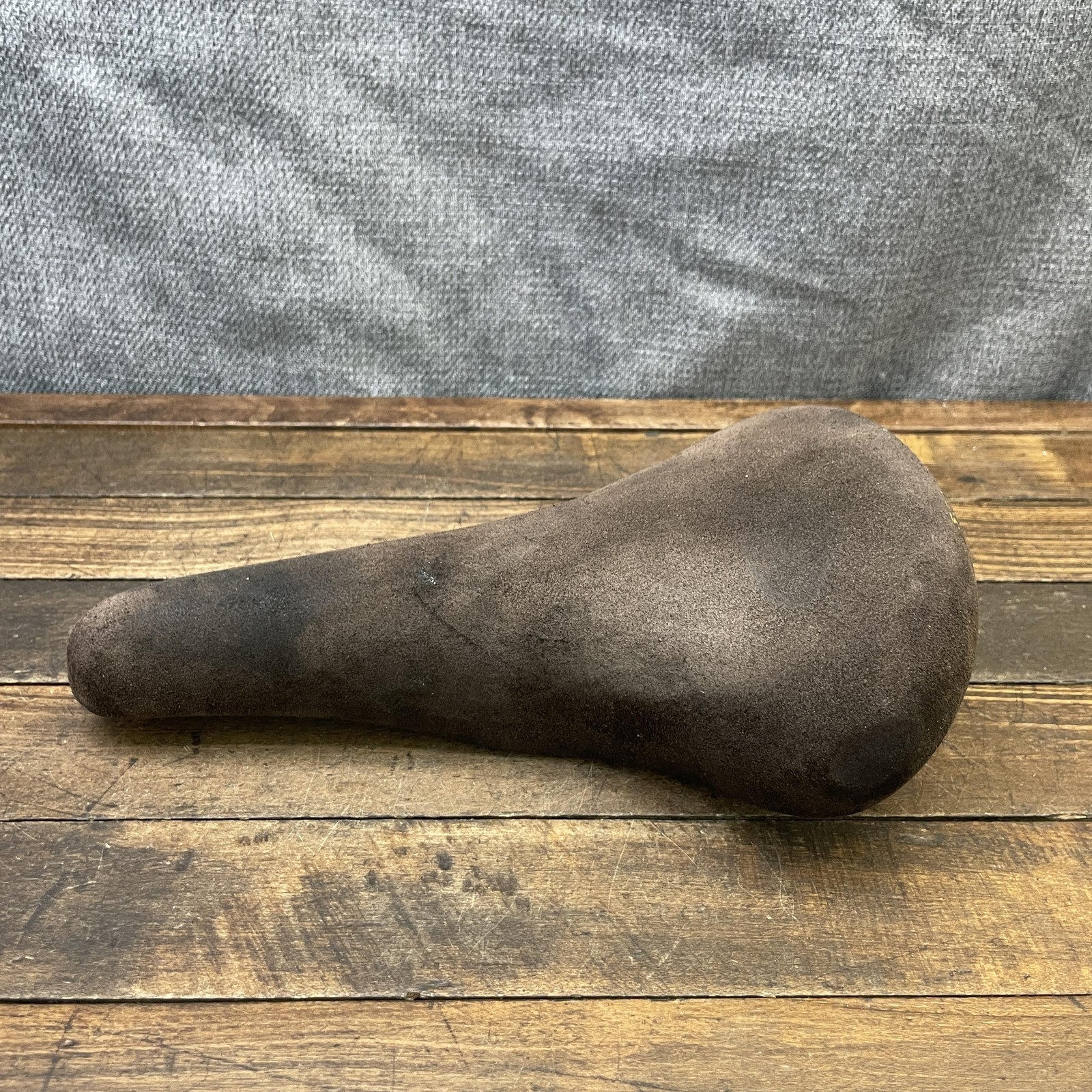 Vintage San Marco Seat Brown Suede Racing Saddle 145mm 385g Mens Road Bike Italy