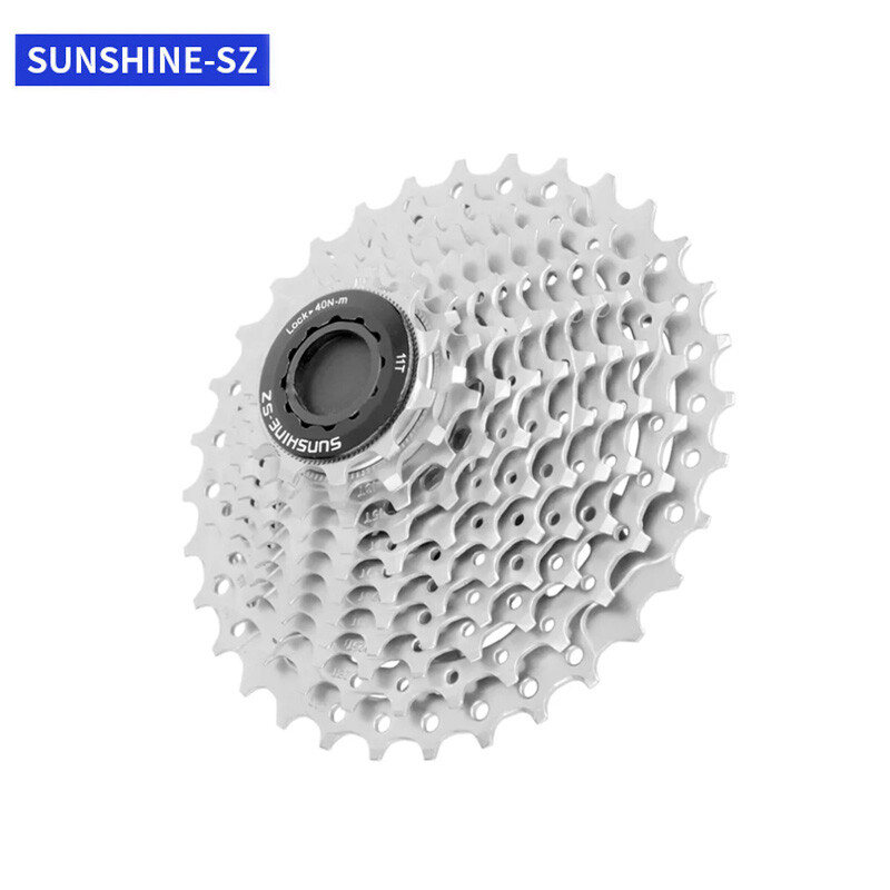 Sunshine 8 Speed MTB Cassette Fits Shimano HG Freewheel 11-32/36/40/42/46T