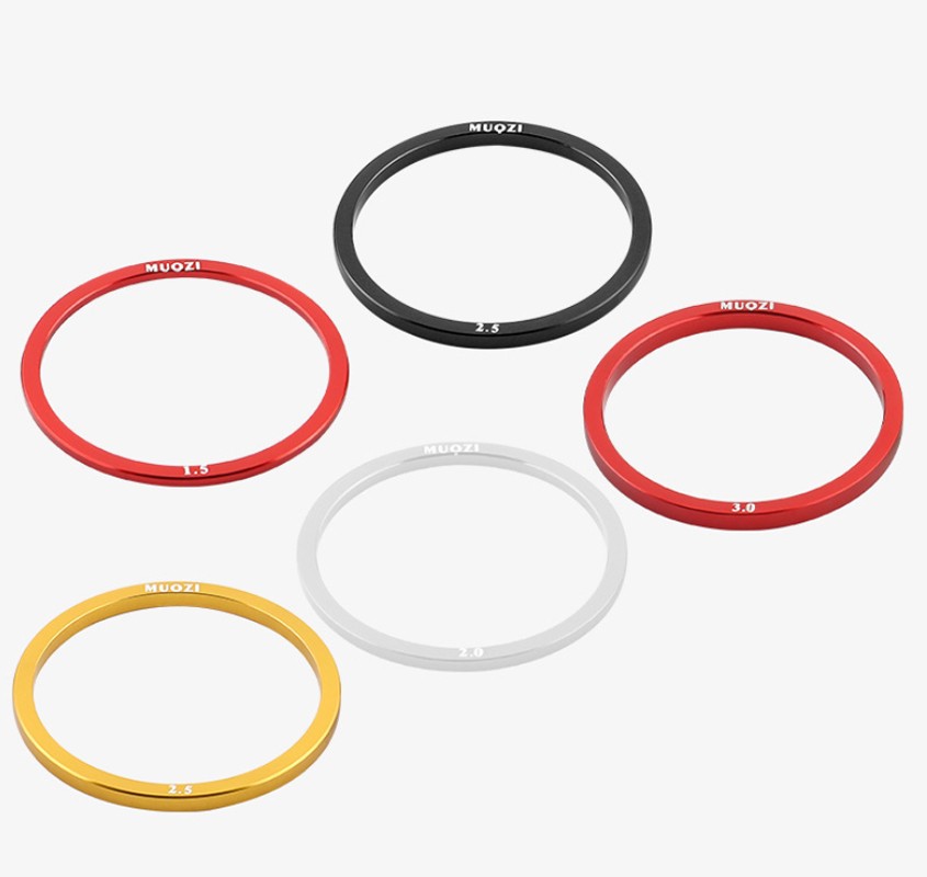 Crankset Washer Spacer Thick 1.5/2/2.5/3mm Bike Chainring Hollow Washer