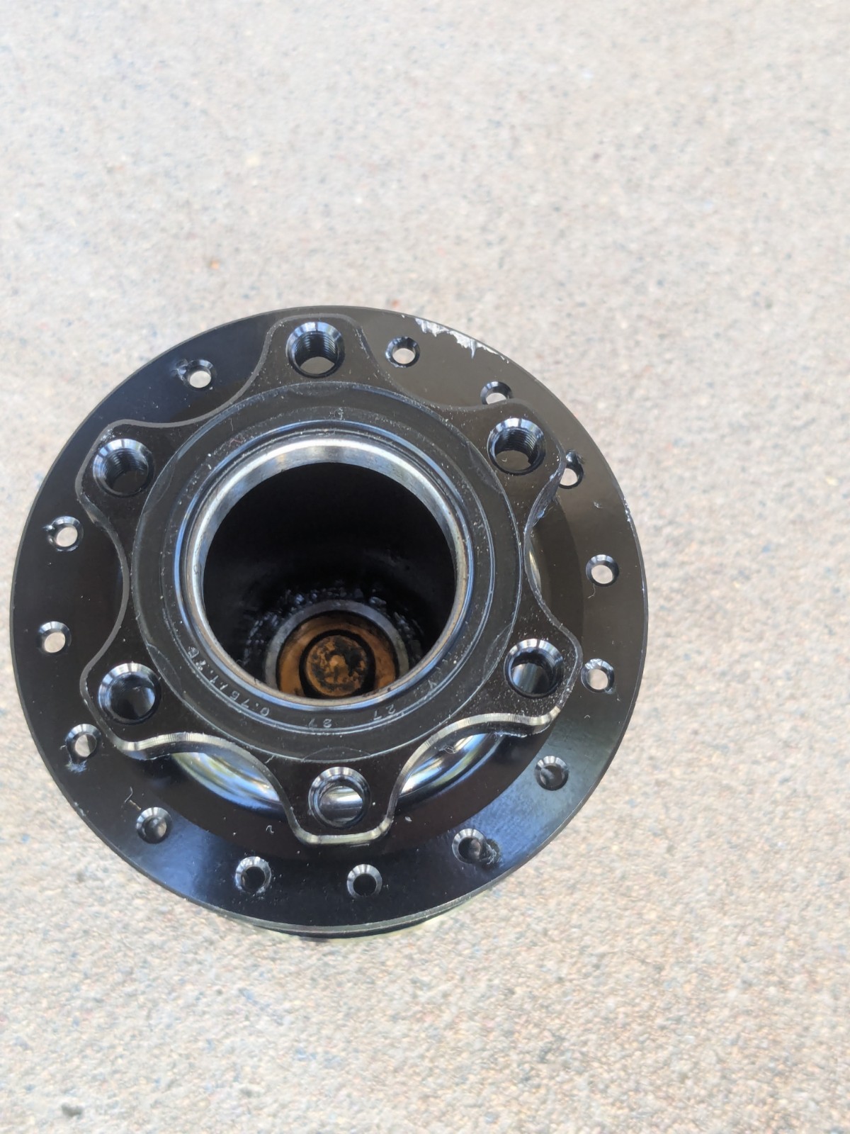 Woodman Lefty Hub 75 mm Wide 32 Hole MTB Mountain Bike Disk Nice
