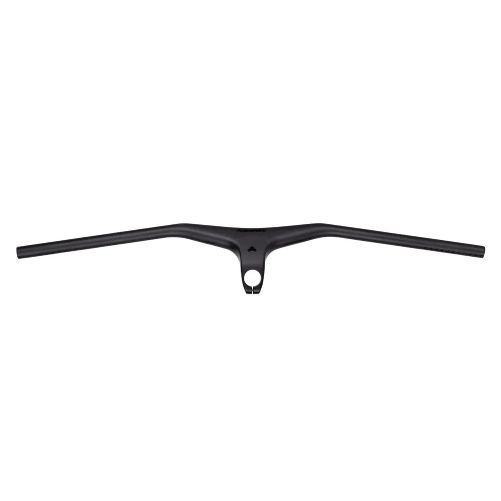 Angle-17° MTB Bicycle One-shaped Integrated Handlebar Stem 3K Matte 600-800mm