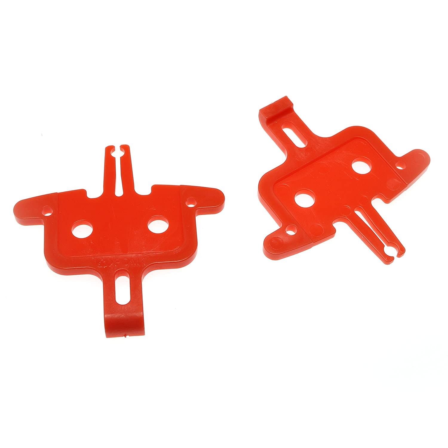 2pcs Bicycle Brake Pad Spacer Hydraulic Disc Spreader Insert Alignment Red