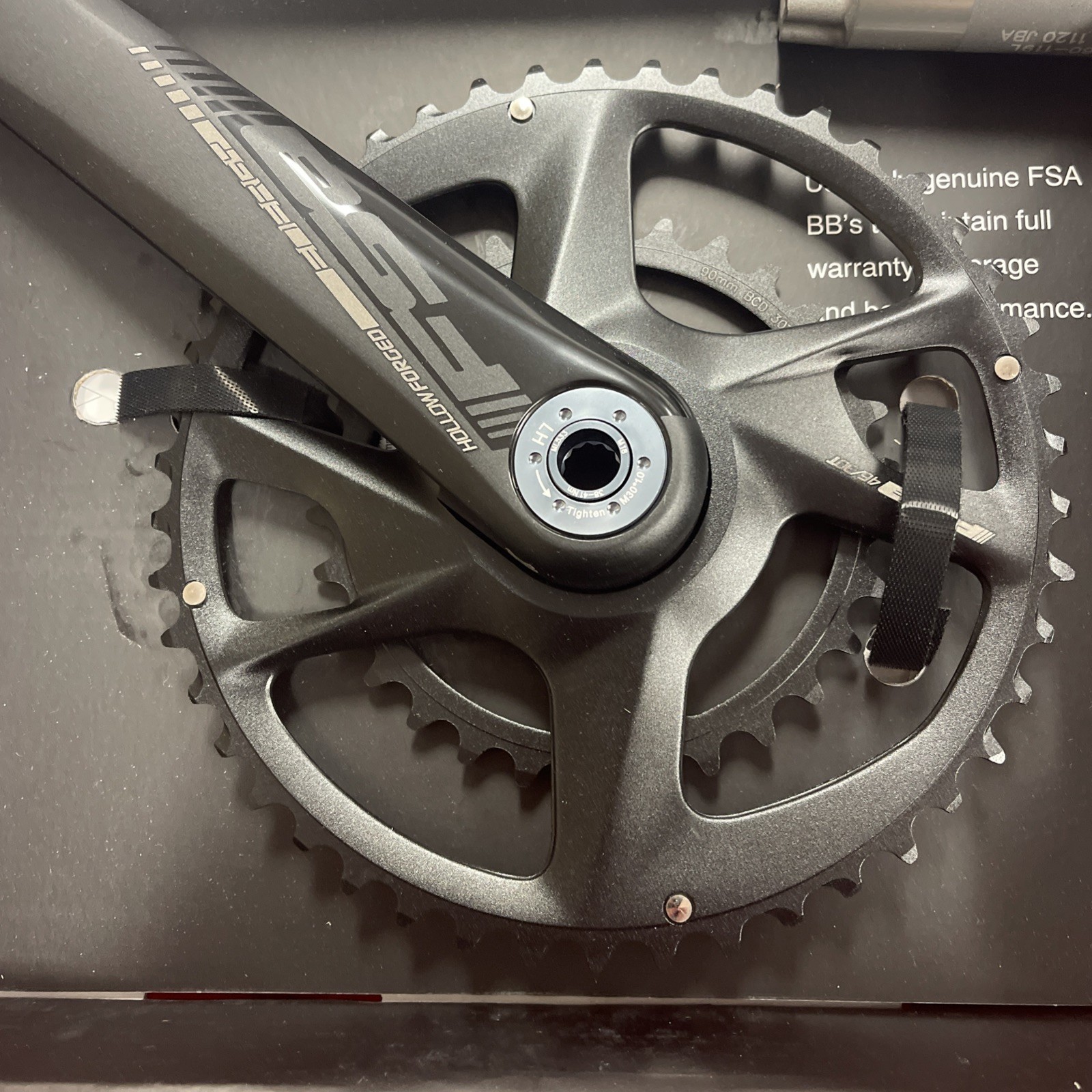 FSA Energy Modular Crankset 175mm 11/12-Speed 46/30t Direct Mount 386 Evo