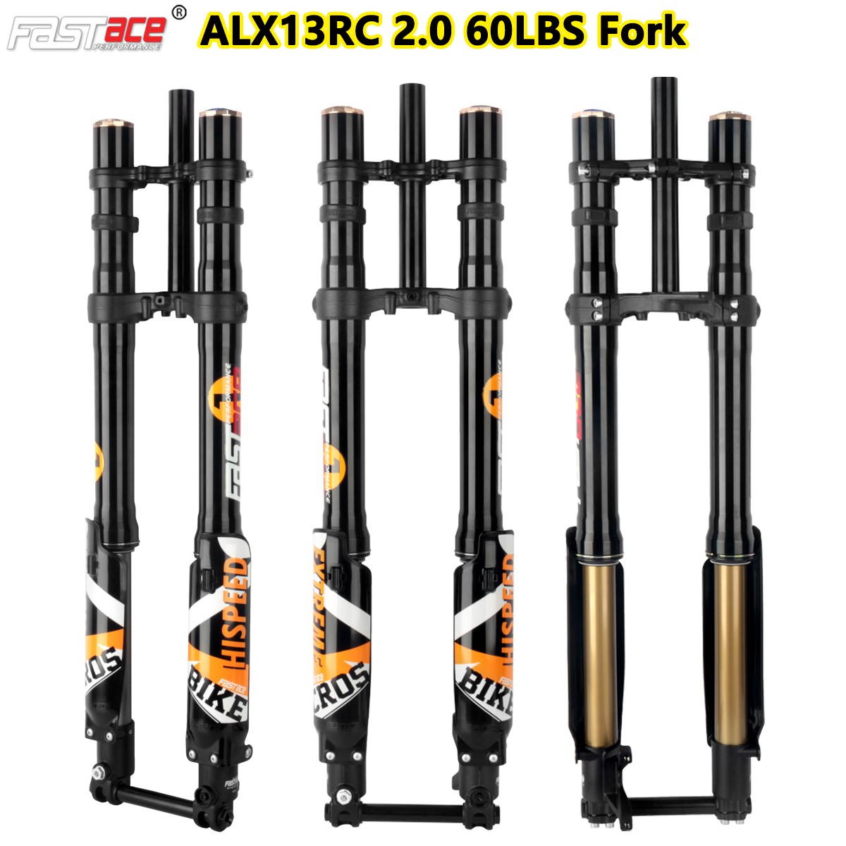 FASTace ALX13RC Front Fork Suspension 60lbs for Surron Light Bee X Eride Pro SS