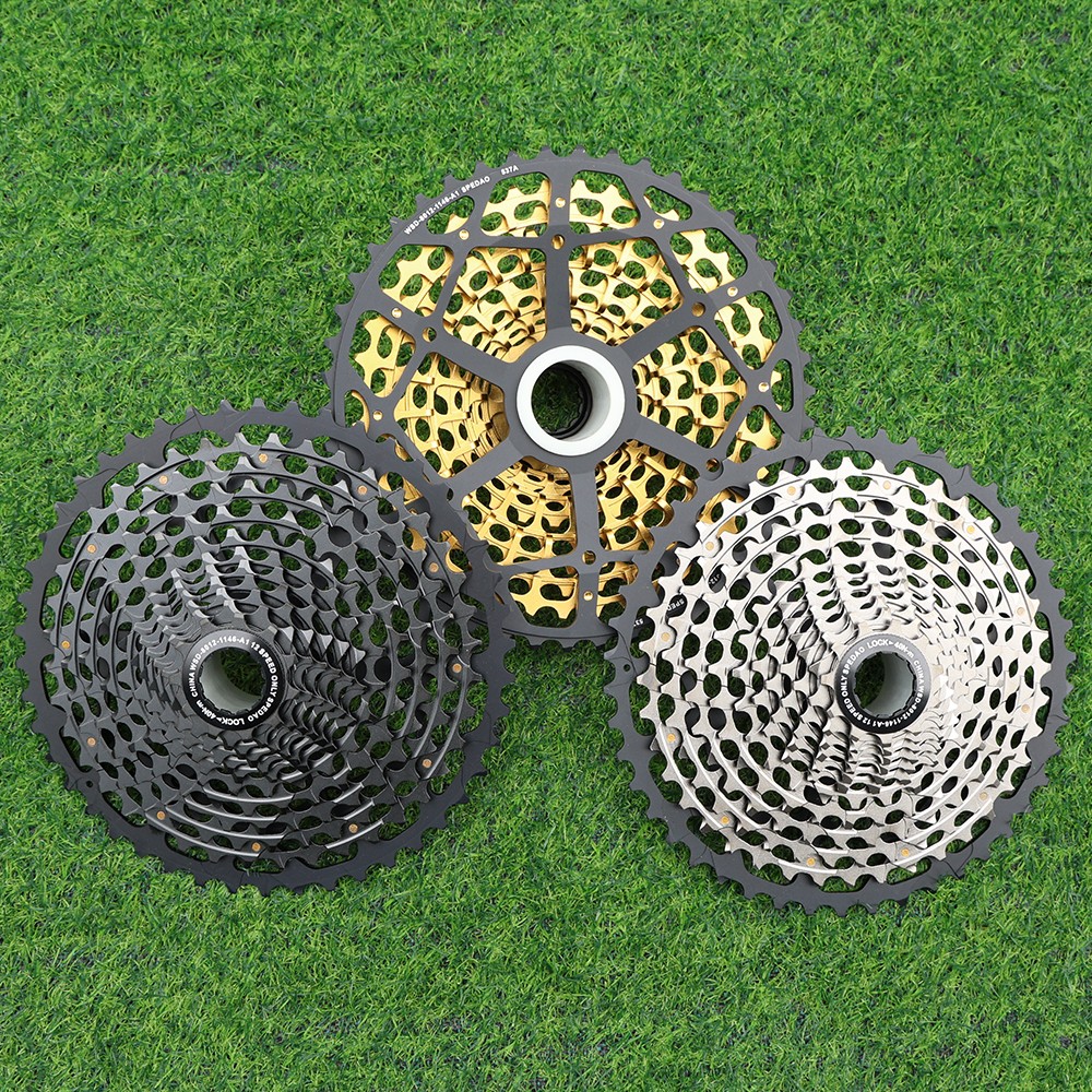 SPEDAO 12S 11-46T/11S 11-42T Cassette 325g Steel CNC HG for MTB Road Bike & Gravel