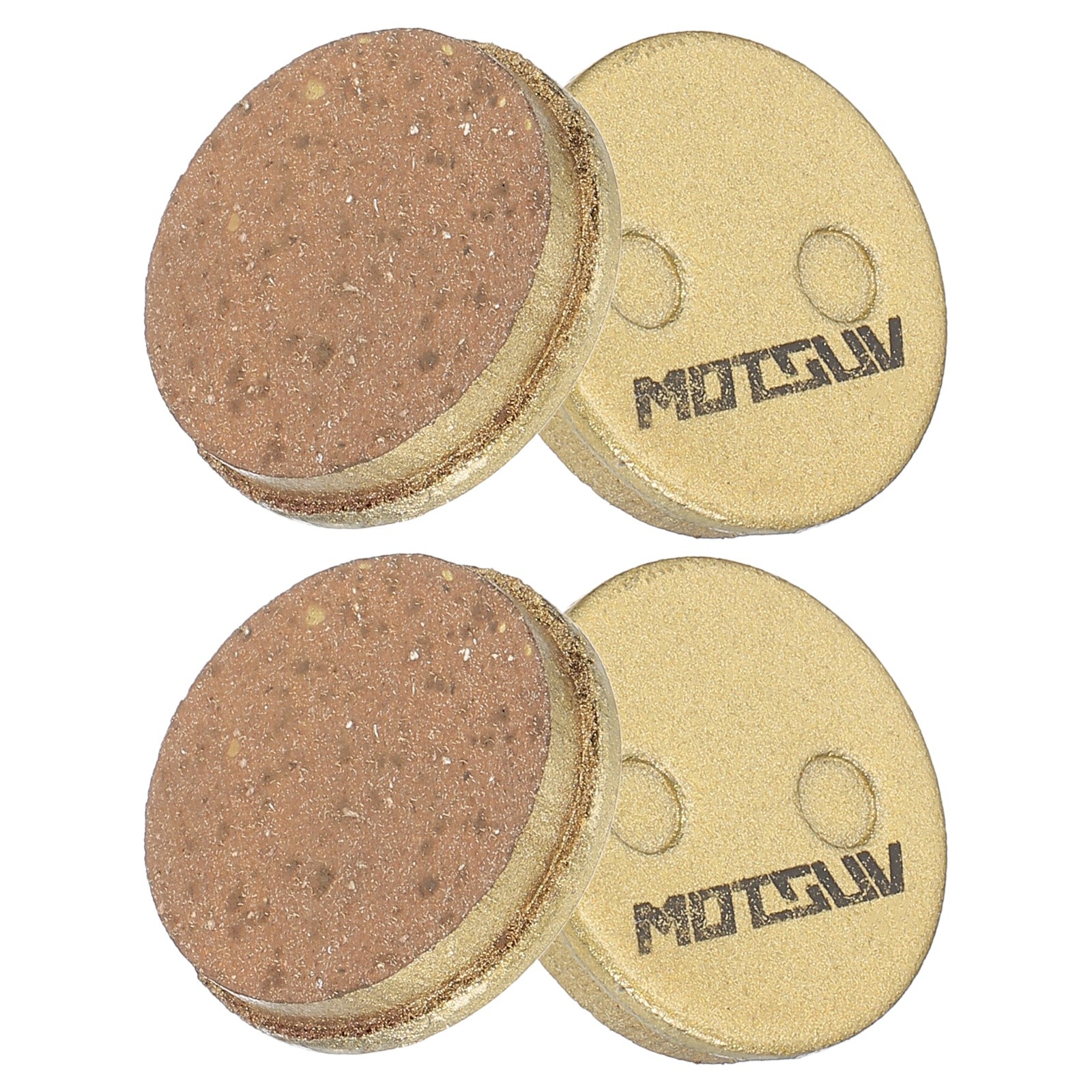 2set brake pads 2.1×2.1cm for bicycle, gold