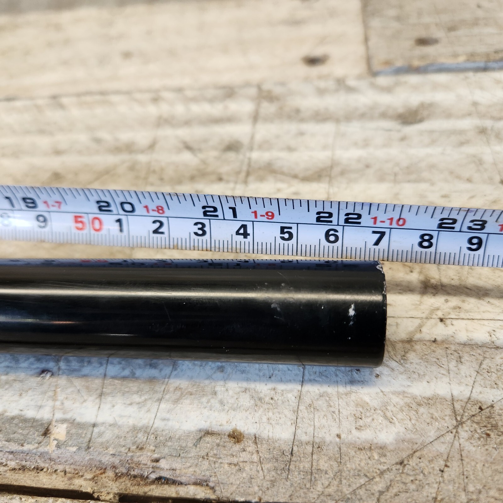 NL Black Alloy Flat MTB Handlebar 570mm x 25.4mm Mountain Bike