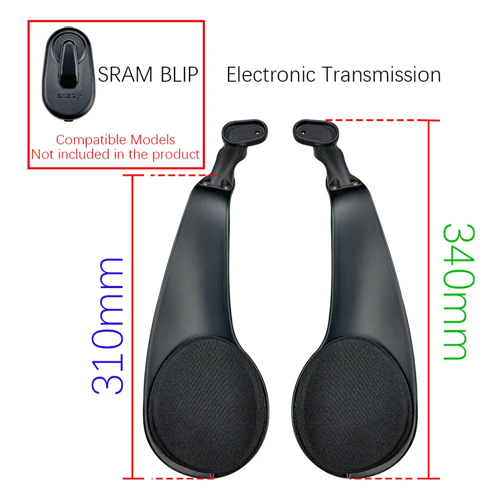 Carbon Fiber Bicycle TT Rest Handle Triathlon Time Trial Wired Transmission