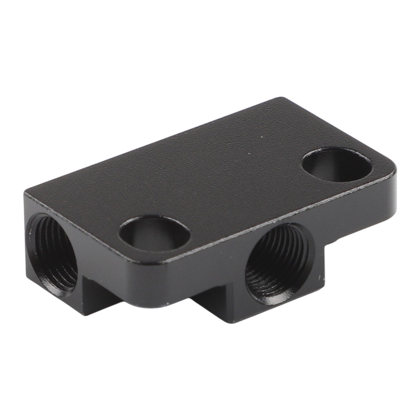 Durable Versatile Jet Black Hydraulic Brake Cable Tee 1 to 2 Adapter Reliable