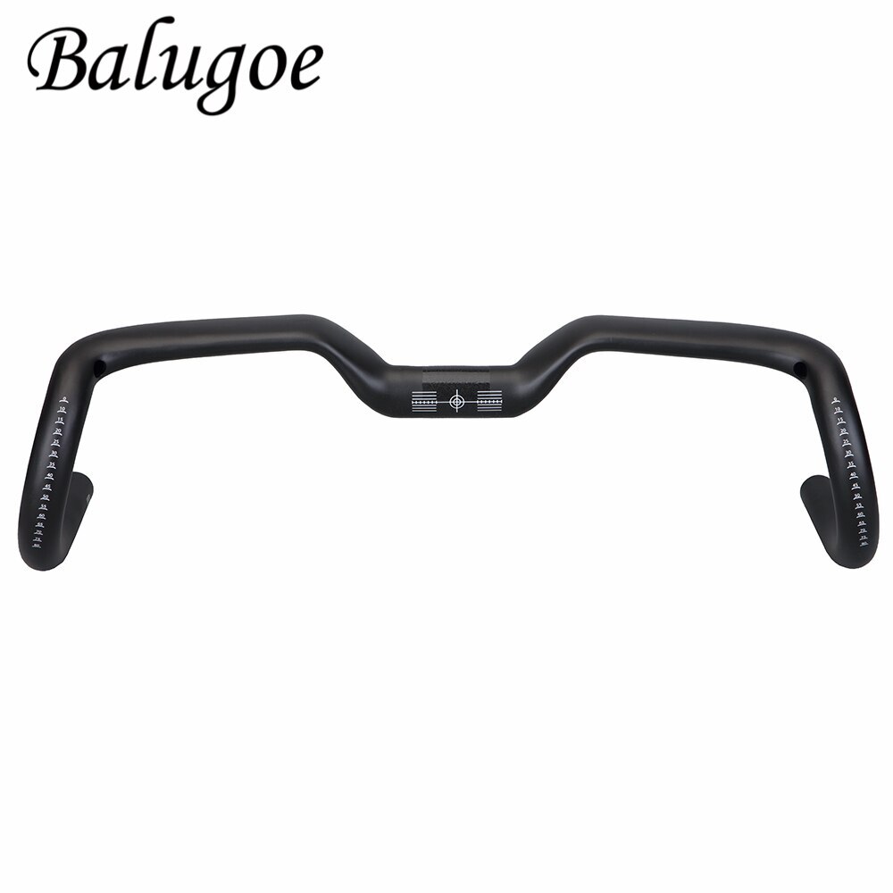 10° Carbon Gravel Bicycle Handlebar Cyclocross Road Bike Drop Bar 400/420/440mm