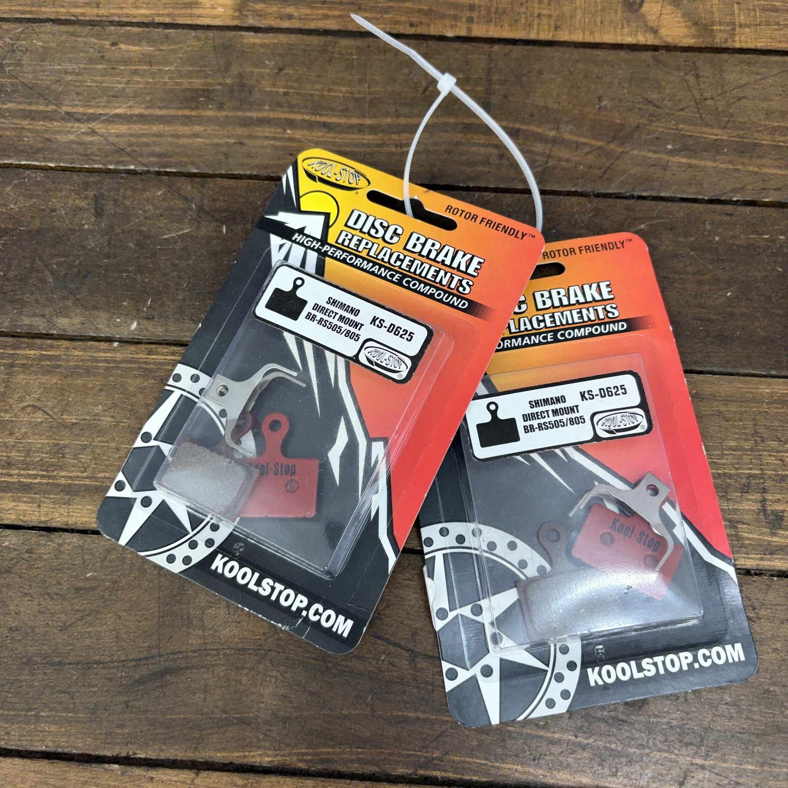 Kool-Stop Disc Brake Pads Shimano BR-RS505/805 Red Semi-Metallic KS-D625 2 Sets