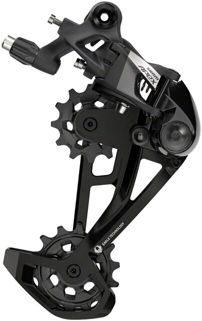 SRAM Apex Eagle Rear Derailleur – 12-Speed, Long Cage, 52t Max, Black, D1
